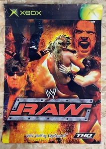 Official WWE Raw 2002 Xbox Promotional Poster 59cm x 42cm - Picture 1 of 10