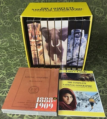 108 Years of National Geographic Mag 30 CD-ROM Data Files Collection-ANTIQUE?!?! - Image 1 of 3