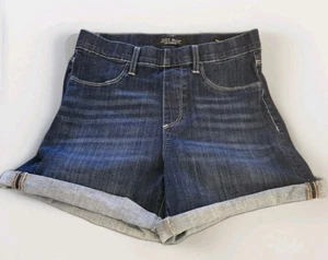 Judy Blue Pull On Shorts Damen L dunkle Waschung Stretch Denim Bündchen oder gerade - Bild 1 von 8