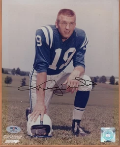 Johnny Unitas Vintage Baltimore Colts 8x10 Autographed Photo PSA DNA COA - Picture 1 of 1