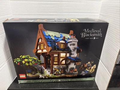 LEGO Ideas Medieval Blacksmith 21325 box manual used - Image 1 of 4