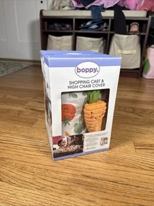 NEW Boppy Shopping Cart & High Chair Cover, 360° Coverage, Vegetables/Carrot - Picture 1 of 5