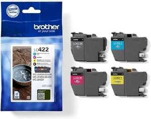 BROTHER Véritable LC-422VAL 4 x Cartouches Jet d'encre Multi-Pack Rendement Standard - OPEN - Photo 1/7