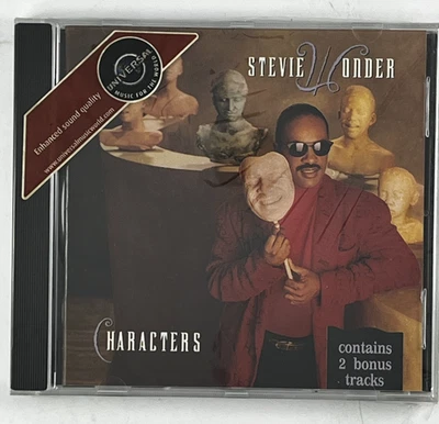 Stevie Wonder Characters Get It duet w/ Michael Jackson USA CD New Sealed - Image 1 of 2