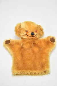 Vintage 1950s Merrythought Cheeky Bear Glove Puppet – Reg D Label - Picture 1 of 24