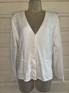 Maglione cardigan Barefoot Dreams CozyChic ultra leggero manica lunga bottoni davanti XL - Foto 1 di 8