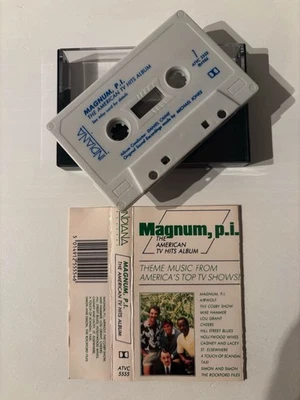 MAGNUM, P.I. - THE AMERICAN TV HITS ALBUM (RARE UK CASSETTE TAPE) - Image 1 of 4