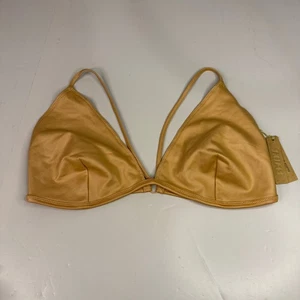 Bralette triángulo jersey mojado Skims ocre XL PN-TRI-0564 - Imagen 1 de 7