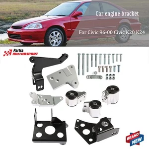 Soporte de montaje de motor K-Swap EK 96 97 98 99 00 para Honda Civic K20 K24 serie K - Imagen 1 de 9