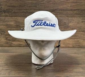 Titleist Bucket Sonnenhut Einheitsgröße Pro V1 FootJoy Golf weiß verstellbar - Bild 1 von 7