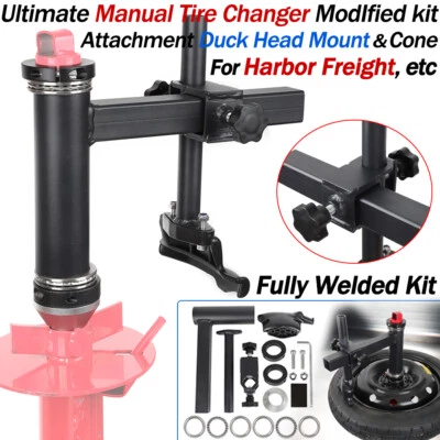 For Harbor Freight Upgrade Manual Tire Changer ModIfication DuckHead Welded Kit - Image 1 of 4