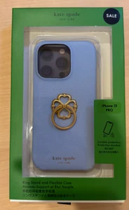 Kate Spade Morgan Spade Ring Stand iPhone 15 Pro Case (Blue) - Photo 1 sur 5