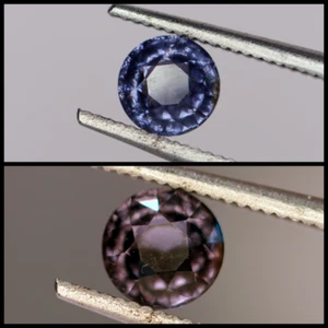 Spinelle couleur changeante 0.80ct bleue violette Sri lanka FMG collection - Picture 1 of 10