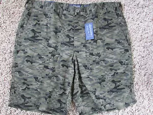 NEW AMERICAN RAG SLIM FIT SHORTS MENS 38 163303 DUSTY OLIVE PRINT FREE SHIP - Picture 1 of 8