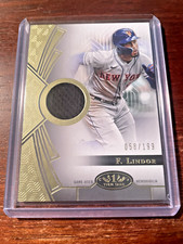 FRANCISCO LINDOR 2023 Topps Tier One #T1R-FL Tier One Game-Used Relic #/199 Mets
