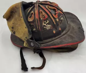 Morning Pride Feuerwehrhelm Ben Franklin Modell 92AR 1997 gebrannt geschmolzen - Bild 1 von 16