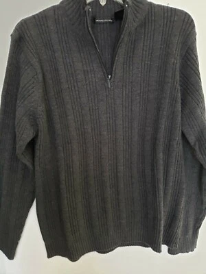 Men clothing sweater Michael Brandon medium dark gray - Image 1 of 3