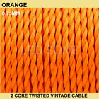 Vintage Color Braided Fabric Cable 2Core Twisted Wire - BUY 10M GET 1M FREE UK