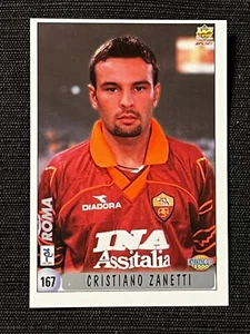 MUNDI CROMO CARD CALCIATORI 2000 ZANETTI/ FRAU AS ROMA # 167 NO PANINI - Imagen 1 de 3