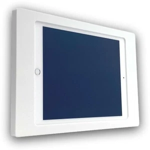Tablet Wandhalterung für iPad Air1/2, iPad 5/6 | Mineralwerkstoff Corian weiss - Bild 1 von 12