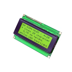 EA W204-NLED Display: LCD Alphanumeric STN Positive 20x4 Yellow Green LED ELE... - Picture 1 of 1