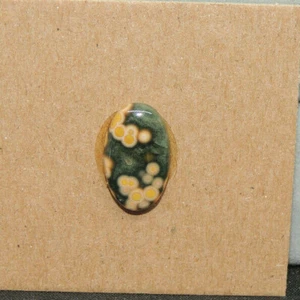 Ozeanjaspis Cabochon 15x9mm mit 3,5mm Kuppel (16820) - Bild 1 von 2