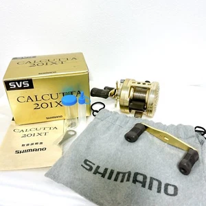 Shimano Calcutta 201XT Left-Handle Baitcasting Reel Gear 5.0:1 W/Box in stock - Picture 1 of 13
