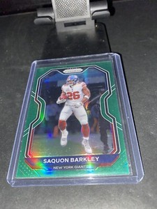 2020 Panini Prizm - Green Scope Prizm #160 Saquon Barkley
