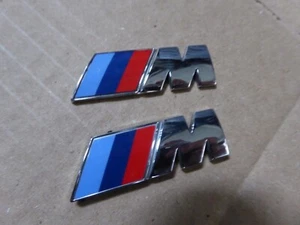 BMW GENUINE M SPORT WING BADGE 1 2 3 4 5 6 7 Series X3 X5 Z4 F20 F30 LEFT RIGHT - Picture 1 of 7