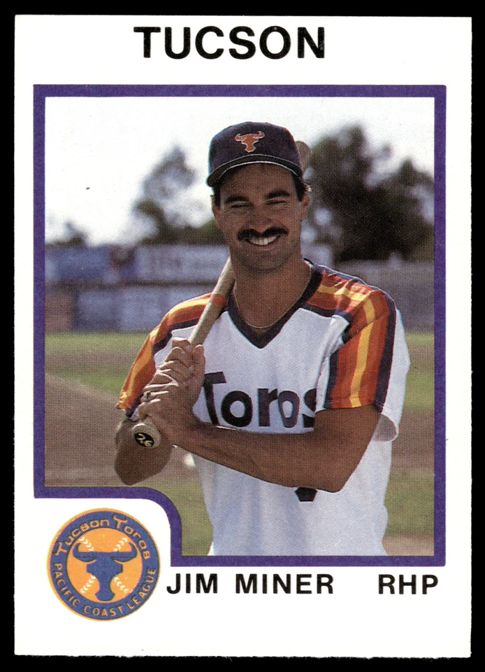 1987 ProCards #2122 Jim Miner Rookie Tucson Toros - Image 1 of 2