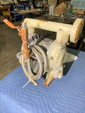WARREN RUPP SANDPIPER PLASTIC DIAPHRAM PUMP, USED, REBUILT, READY TO USE
