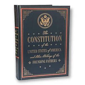 THE CONSTITUTION of USA FEDERALIST PAPERS, COMMON SENSE Deluxe Hardcover Edition - Picture 1 of 7