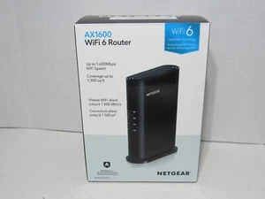 NETGEAR AX1600 Wi-Fi 6 Router 4-Stream 1.6 Gbps Cover 1500 SF (RAX5-100PAS)™ - Picture 1 of 7