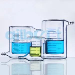 Vaso de vidrio boro recubierto doble capa 50 ml/100 ml/250 ml/500 ml/1000 ml - Imagen 1 de 36
