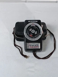 Medidor de luz de exposición Kalimar con estuche vintage sin probar hecho en Japón modelo 80 usado - Imagen 1 de 11