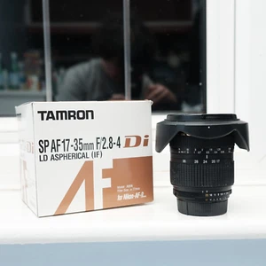 Nikon Full Frame Tamron AF SP 17-35mm f/2.8-4 Di LD Aspherical Lens Boxed + Hood - Picture 1 of 5