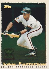 1995 Topps Baseball Cyberstats #348 John Patterson San Francisco Giants