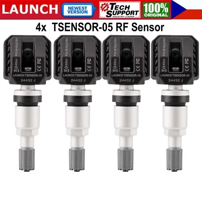 LAUNCH 4x LANZAMIENTO TSENSOR-05 RF Sensor TPMS Universal Monitor de Presión de Neumáticos Programable