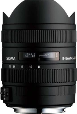NEW – Sigma 8-16mm 4.5-5.6 DC Zoom Lens for Nikon F (DX) – MUST SEE! - Image 1 of 2