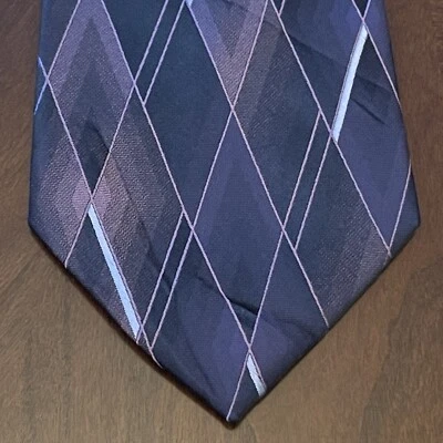 Crazy Horse A Claiborne Company Azul Rosa 100% Seda Hecho en China Foto 1 de 4