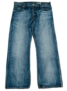 Vintage Levis Silvertab Jeans Mens 38x30 Blue Boot Cut Baggy Loose Y2K Denim - Picture 1 of 14