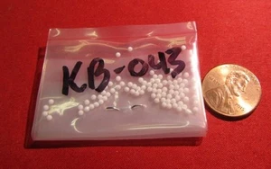 Delrin Acetal Balls POM White, (1/16") .063" Diameter, 200 Balls Per Pkg - Picture 1 of 1