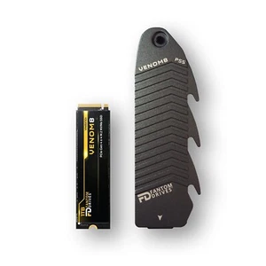 Fantom Drives VENOM8 1TB NVMe Gen 4 M.2 SSD for PlayStation 5 (PS5) Gaming PC... - Picture 1 of 6