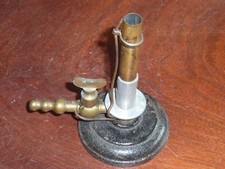 Vintage swiss made blowing torch glass gas gas burner bunsen burner laboratory