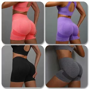 Mujer Gimnasio Deporte Fitness Yoga Leggings Cintura Alta Caliente Pantalones Cortos Levantamiento de Culos - Imagen 1 de 11