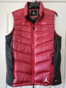 Men's AIR Jordan HYPERPLY Winter Vest Apparel 623481-677 BURGUNDY Black - Picture 1 of 6