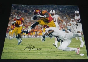 RONALD JONES II AUTOGRAPHED SIGNED USC TROJANS VS STANFORD 16x20 PHOTO JSA - Picture 1 of 1