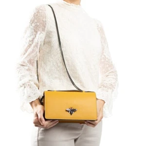Borsa in pelle naturale da donna pregiato elegante fatta  a mano garanzia 5 anni - Picture 1 of 5