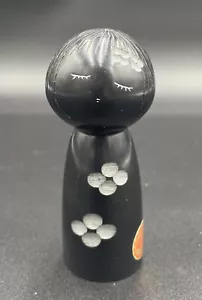 8.5cm Japanese Creative KOKESHI Doll Vintage Hand Painted Interior Stone KOA763 - Picture 1 of 9