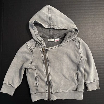 Zara Bebé Niño Gris Sudadera con Capucha Talla 9/12 Meses  Foto 1 de 4